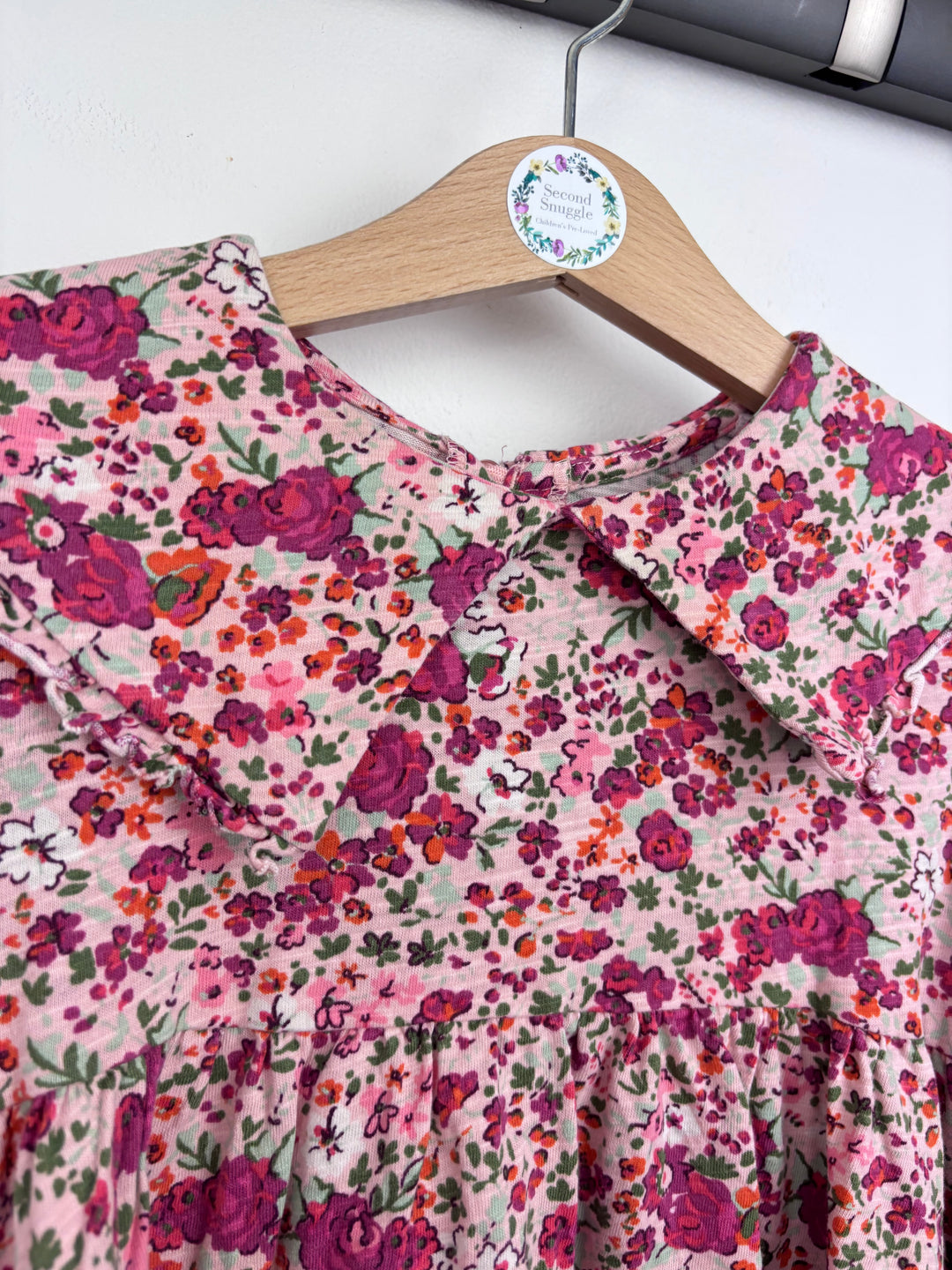 Next Floral Long Sleeve Dress 2–3 Years-Dresses-Second Snuggle Preloved