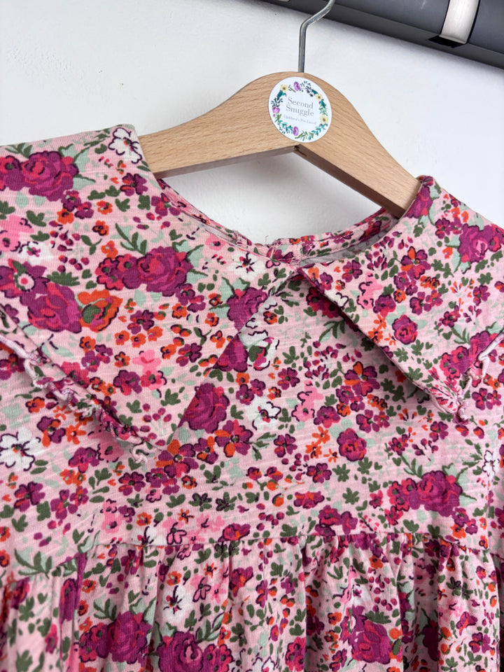 Next Floral Long Sleeve Dress 2–3 Years-Dresses-Second Snuggle Preloved