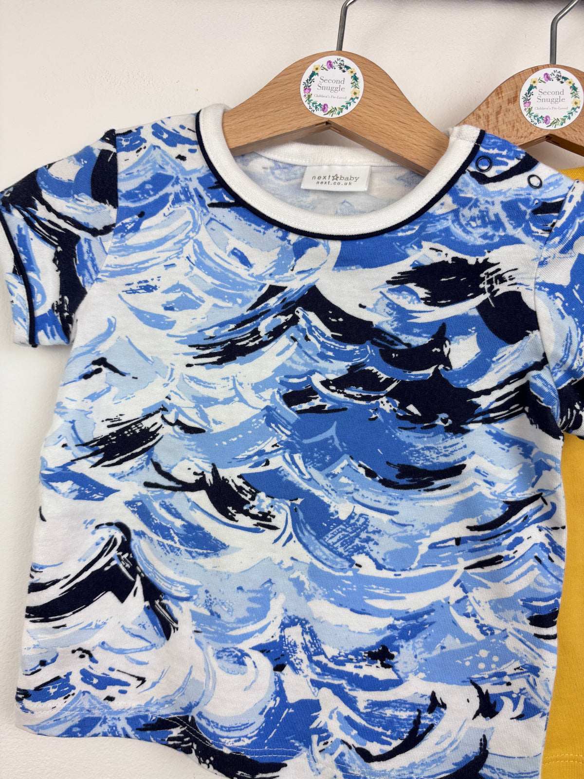 Next 3 Pack Short Sleeve Tops 3–6 Months-Tops-Second Snuggle Preloved