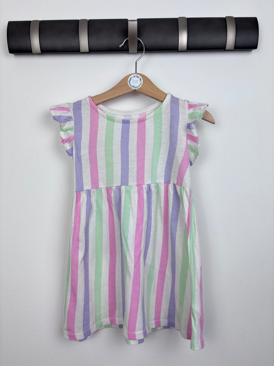 H&M Stripe Dress 18-24 Months-Dresses-Second Snuggle Preloved