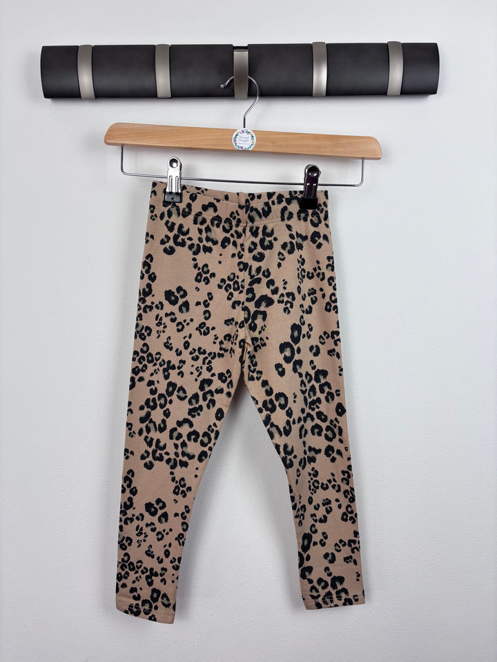 River Island Leopard Print Leggings-Leggings-Second Snuggle Preloved