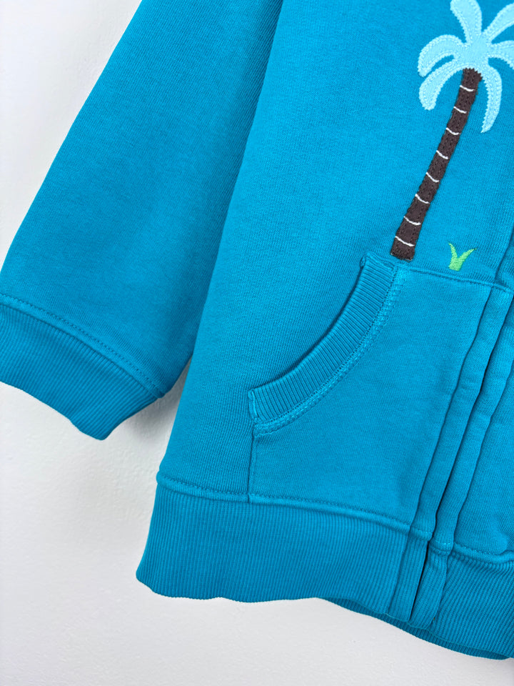 Frugi Dinosaur Zip Hoodie-Hoodies-Second Snuggle Preloved