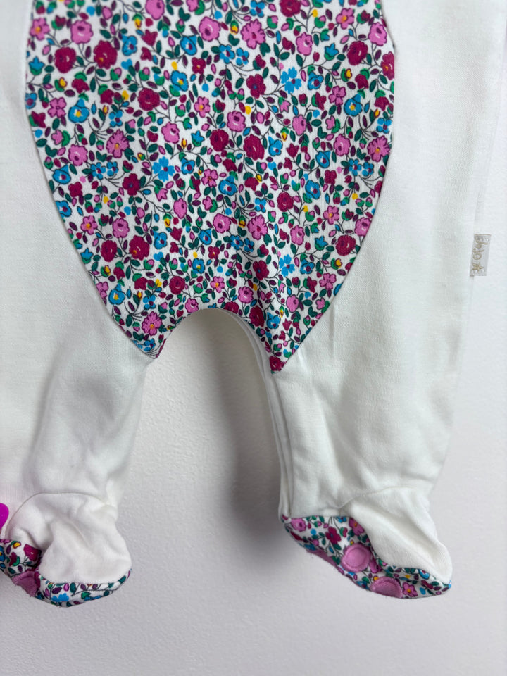 JoJo Maman Bébé Bunny Sleepsuit 0-3 Months-Sleepsuits-Second Snuggle Preloved