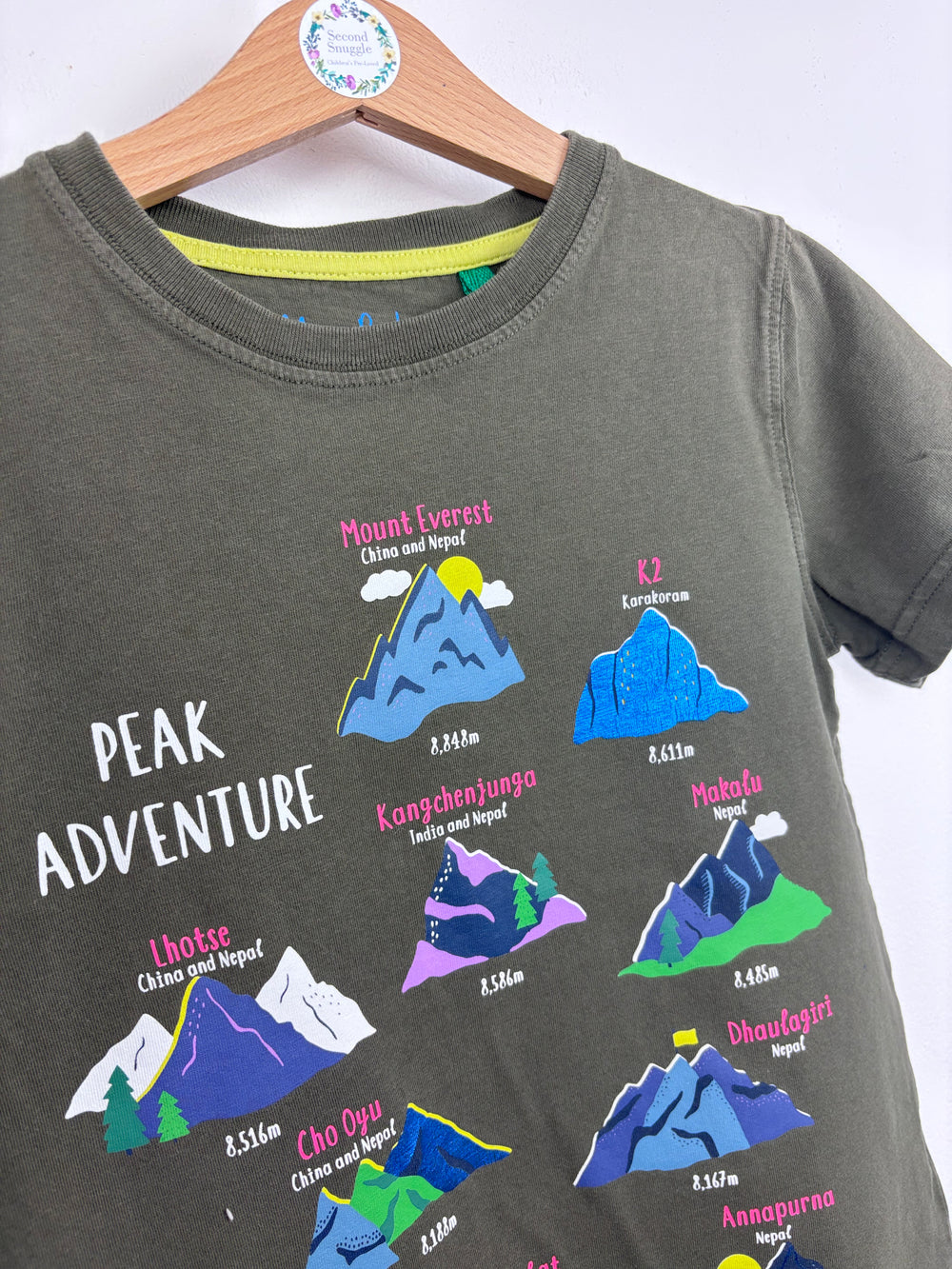 Mini Boden Peak Adventure T-Shirt 7-8 Years-Tops-Second Snuggle Preloved