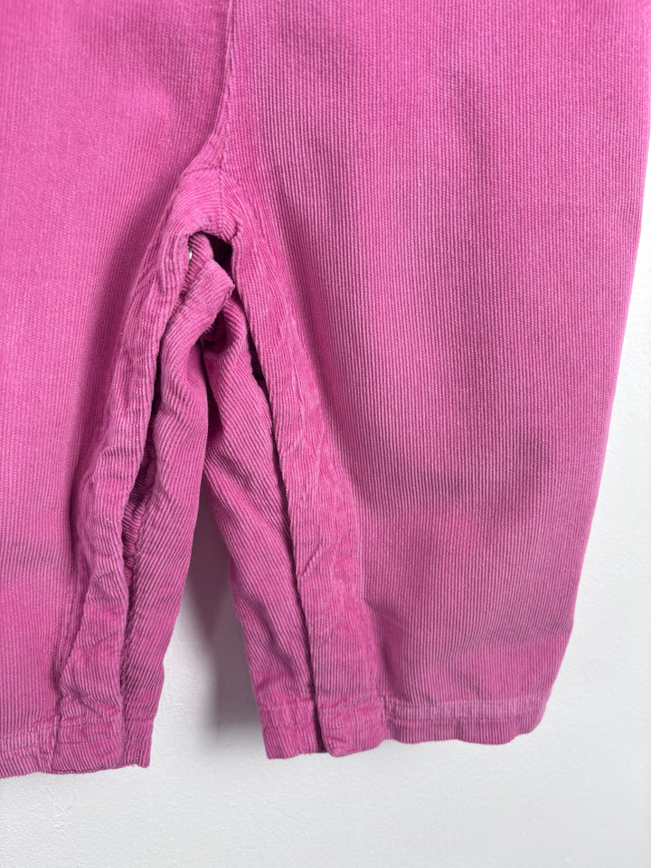 JoJo Maman Bébé Pink Cord Romper 12-18 Months-Dungarees-Second Snuggle Preloved
