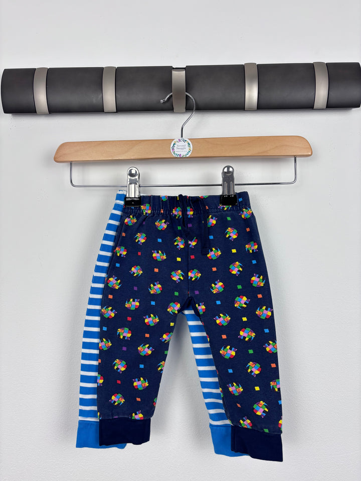 JoJo Maman Bébé Elmer Leggings 3-6 Months-Leggings-Second Snuggle Preloved