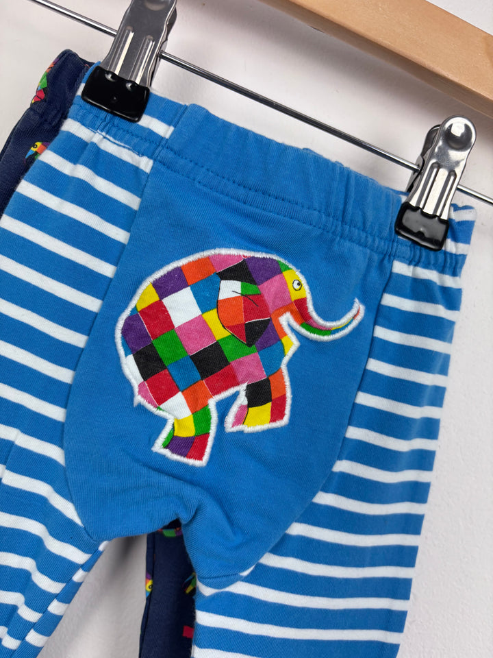 JoJo Maman Bébé Elmer Leggings 3-6 Months-Leggings-Second Snuggle Preloved
