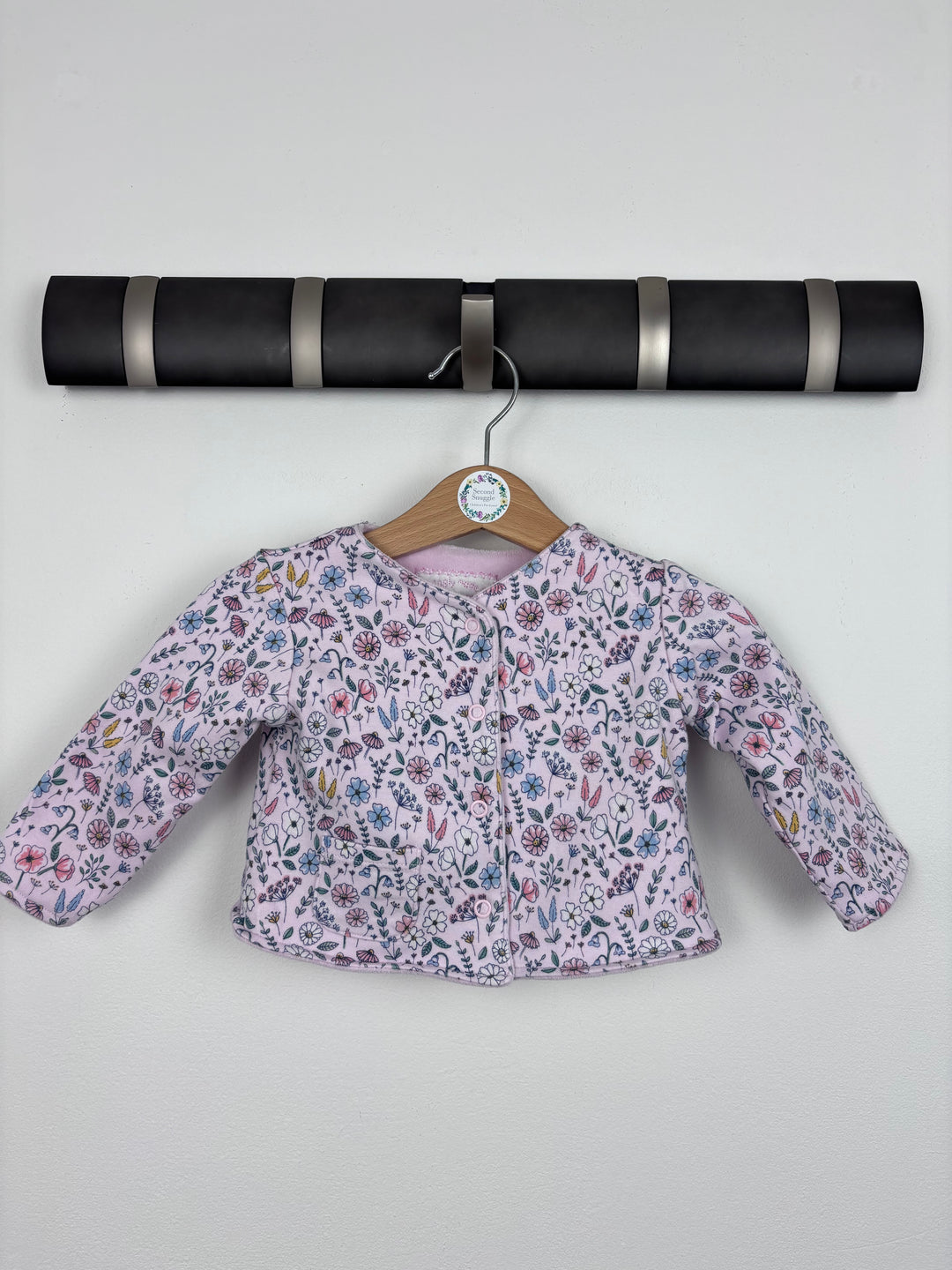 JoJo Maman Bebe Reversible Jacket 3-6 Months-Jackets-Second Snuggle Preloved