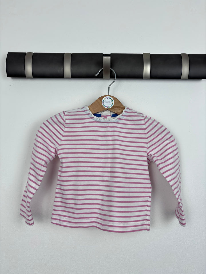 Baby Boden Stripe Top 3-6 Months-Tops-Second Snuggle Preloved