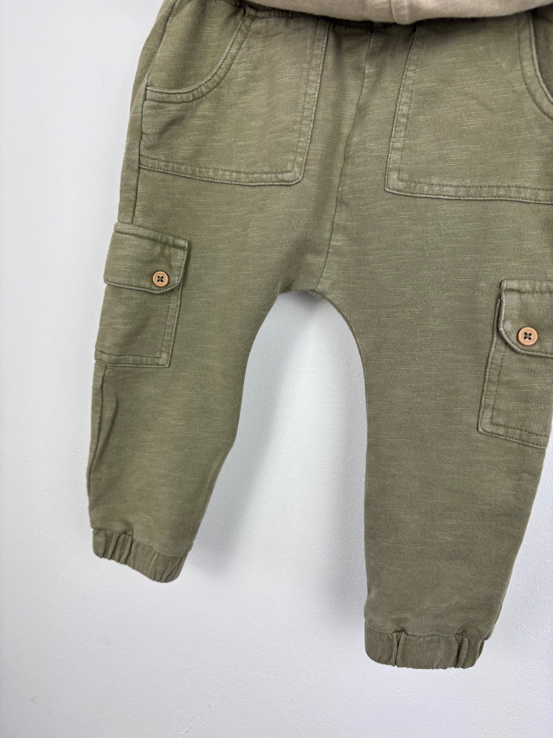 Next Cargo Joggers Twin Pack 9-12 Months-Trousers-Second Snuggle Preloved