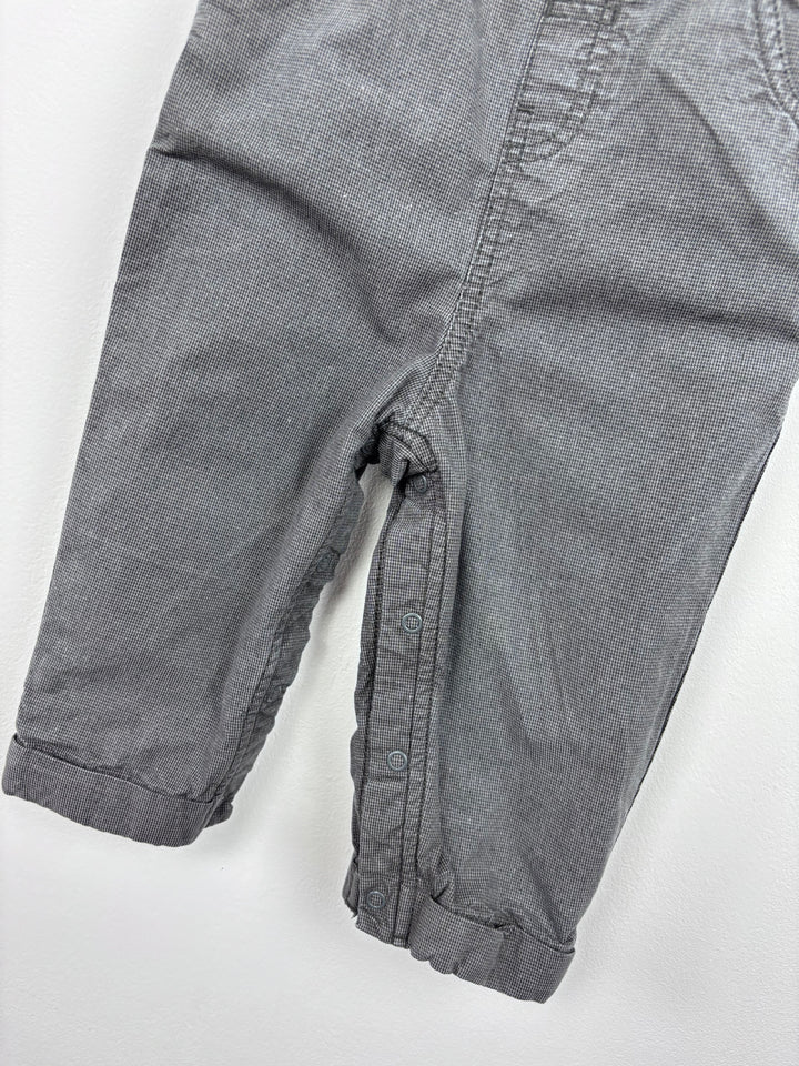 M&S Charcoal Dungarees 12-18 Months-Dungarees-Second Snuggle Preloved