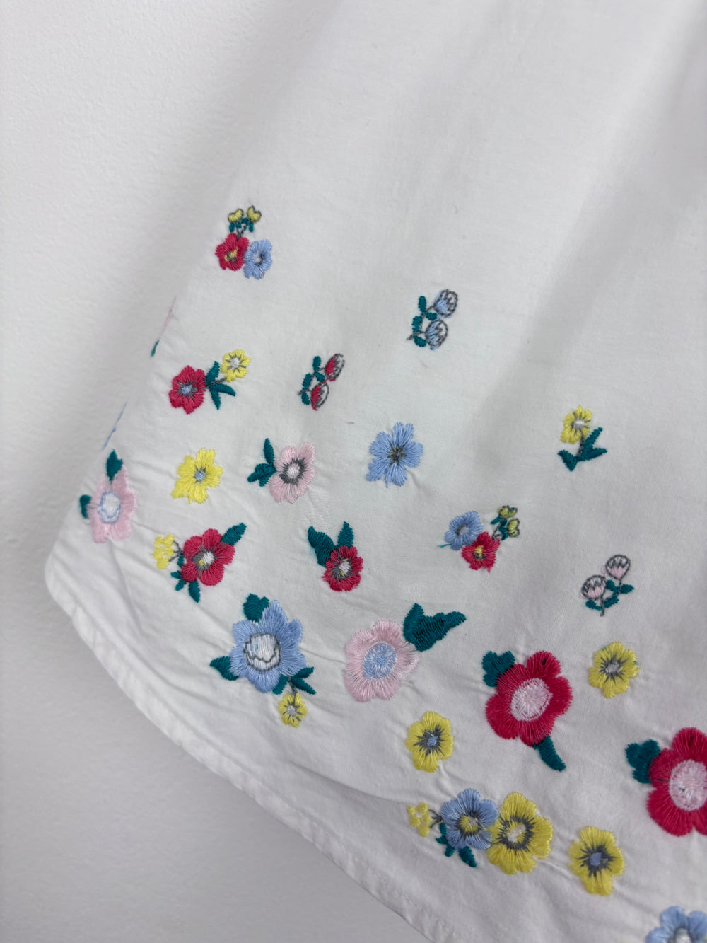 M&S White Summers Dress 9-12 Months-Dresses-Second Snuggle Preloved
