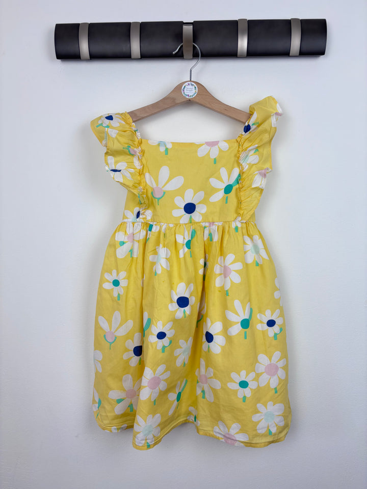 M&S Yellow Floral Dress 6-7 Years-Dresses-Second Snuggle Preloved