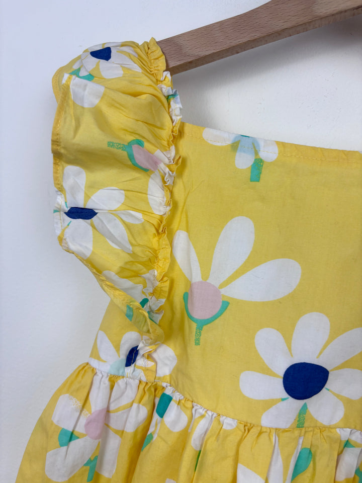 M&S Yellow Floral Dress 6-7 Years-Dresses-Second Snuggle Preloved