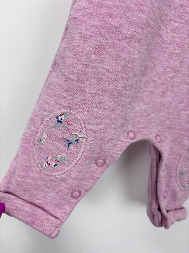 Next Pink Soft Dungarees Up To 3 Months-Dungarees-Second Snuggle Preloved