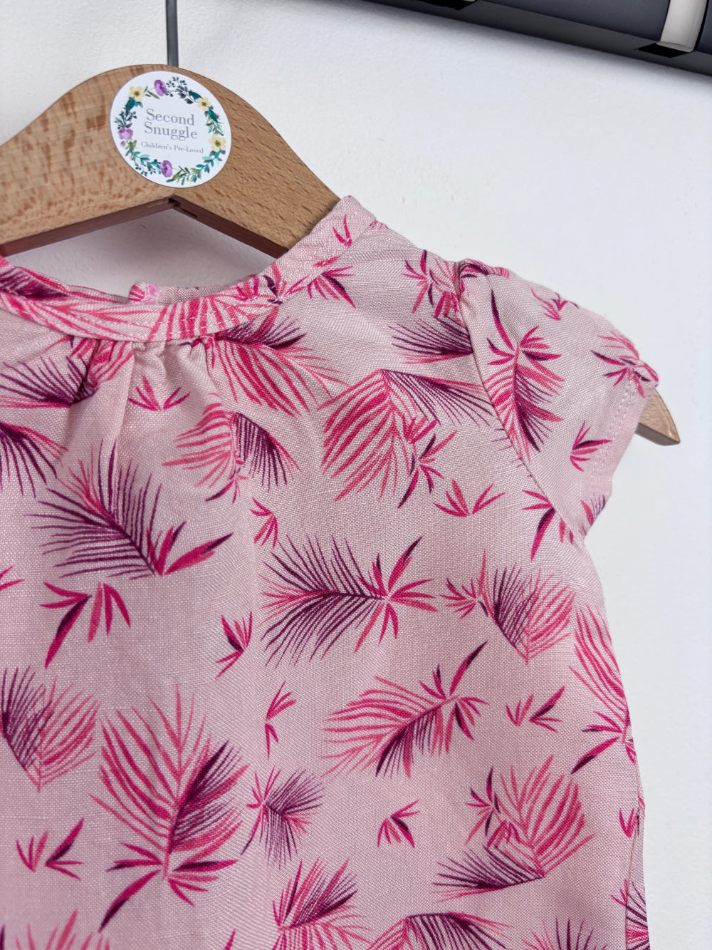 Mamas & Papas Pink Romper 0-3 Months-Rompers-Second Snuggle Preloved