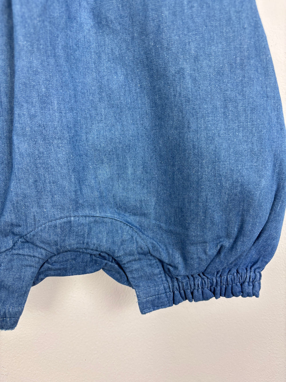 M&S Denim Romper 0-3 Months-Rompers-Second Snuggle Preloved