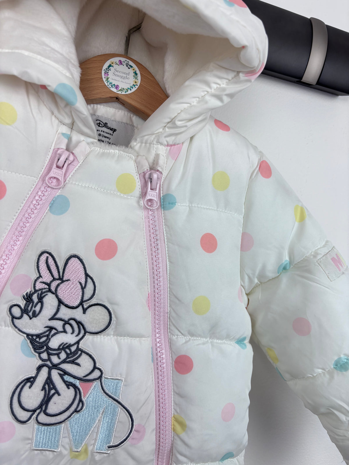 Disney at Primark Minnie Mouse Snowsuit 6–9 Months-Snow Suits-Second Snuggle Preloved