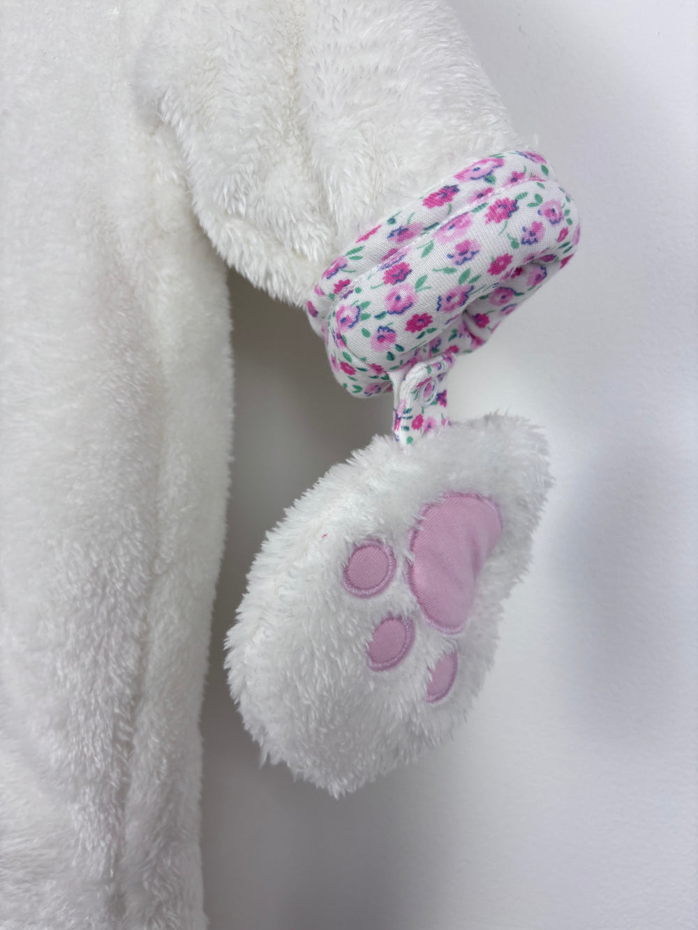 JoJo Maman Bébé White Bunny Pramsuit 0-3 Months-Pramsuits-Second Snuggle Preloved