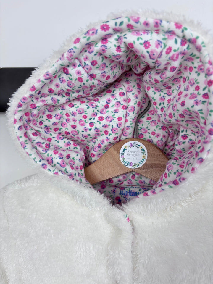 JoJo Maman Bébé White Bunny Pramsuit 0-3 Months-Pramsuits-Second Snuggle Preloved