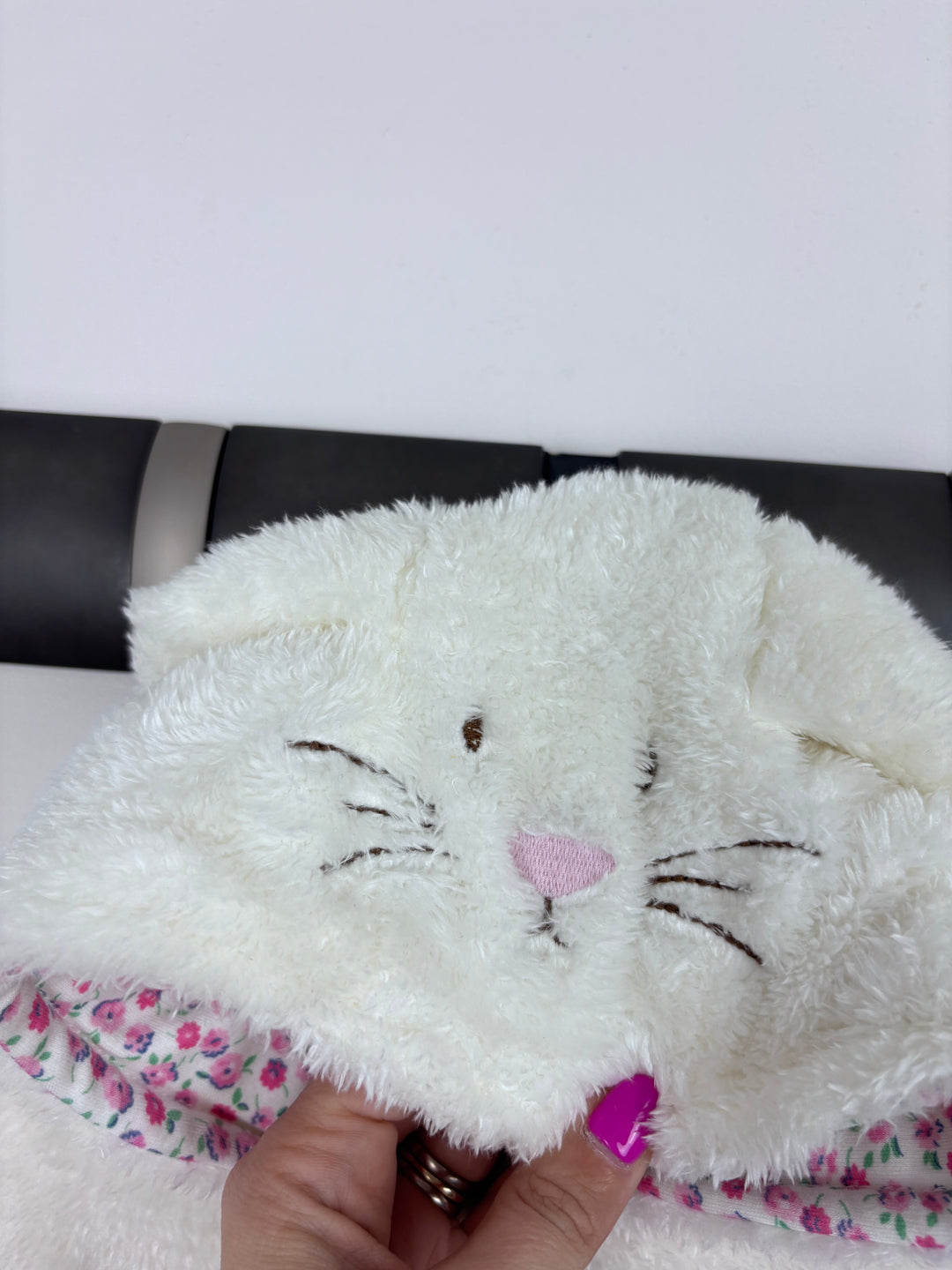 JoJo Maman Bébé White Bunny Pramsuit 0-3 Months-Pramsuits-Second Snuggle Preloved