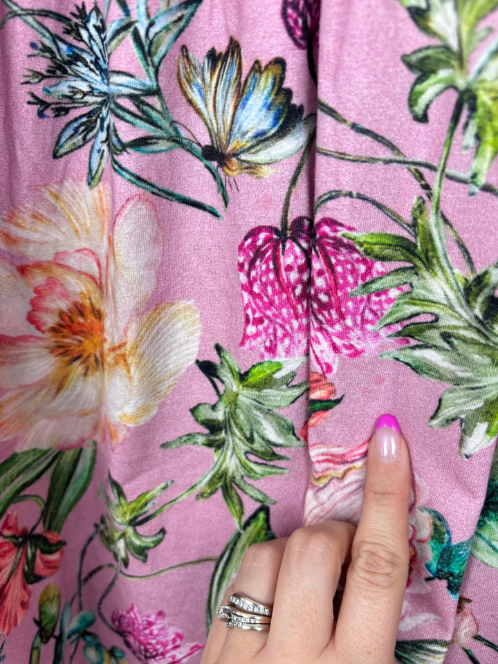 Next Light Pink Floral Dress 6-7 Years-Dresses-Second Snuggle Preloved