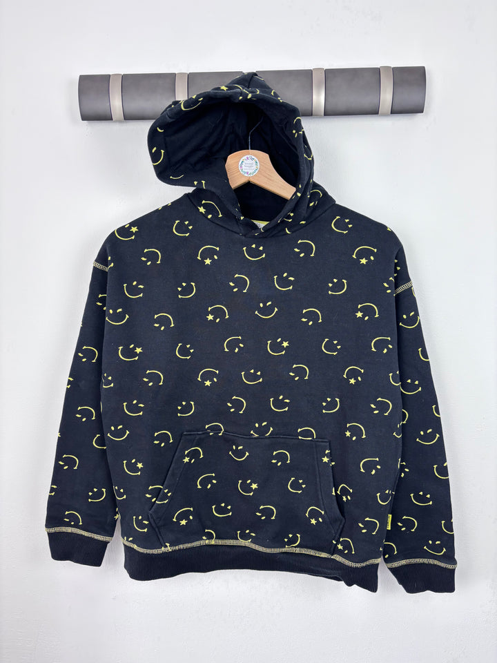 M&S Smiley Faces Hoodie 11-12 Years-Hoodies-Second Snuggle Preloved