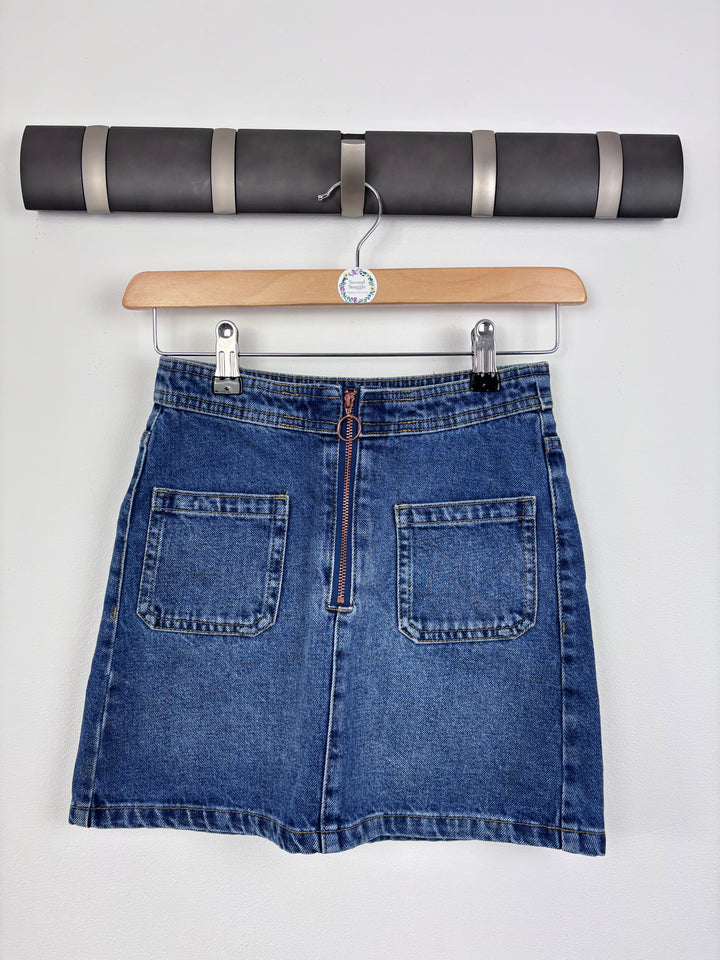 M&S Denim Skirt 8-9 Years-Skirts-Second Snuggle Preloved