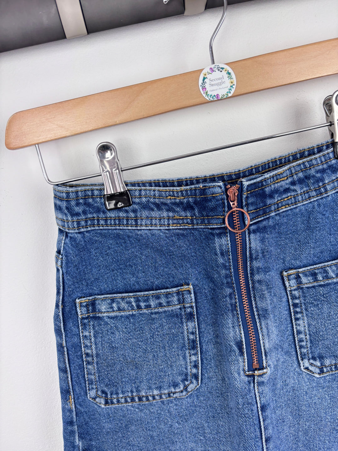 M&S Denim Skirt 8-9 Years-Skirts-Second Snuggle Preloved