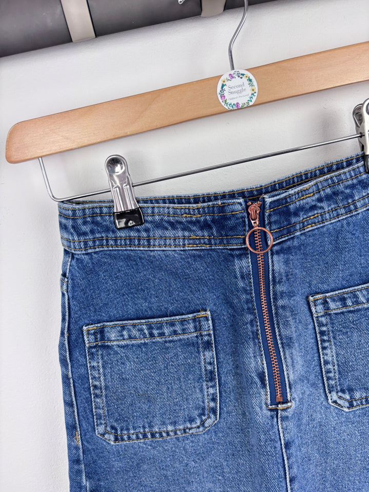 M&S Denim Skirt 8-9 Years-Skirts-Second Snuggle Preloved