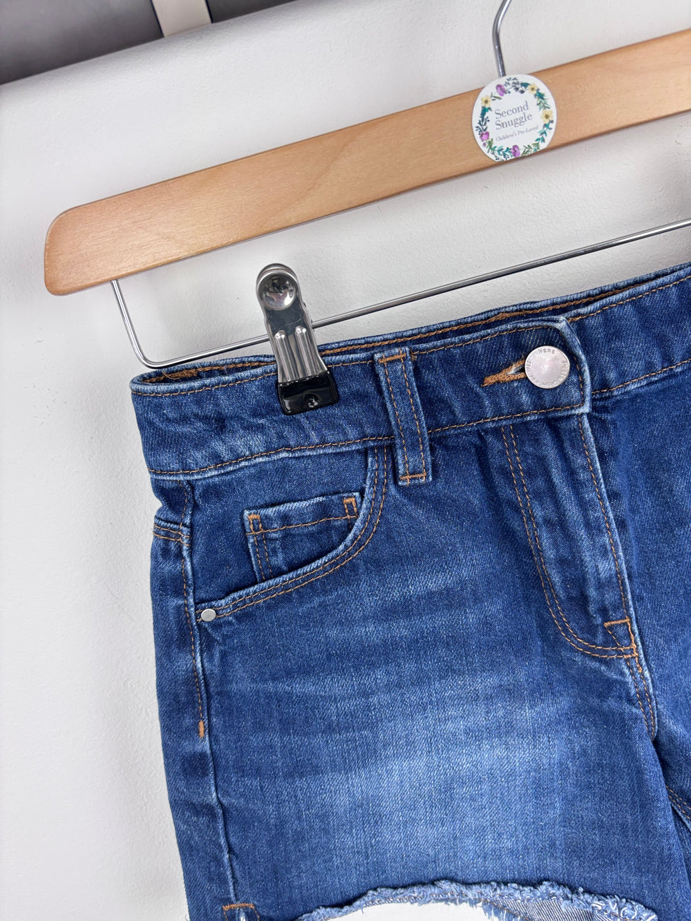 Next Frayed Hem Denim Shorts 10 Years-Shorts-Second Snuggle Preloved