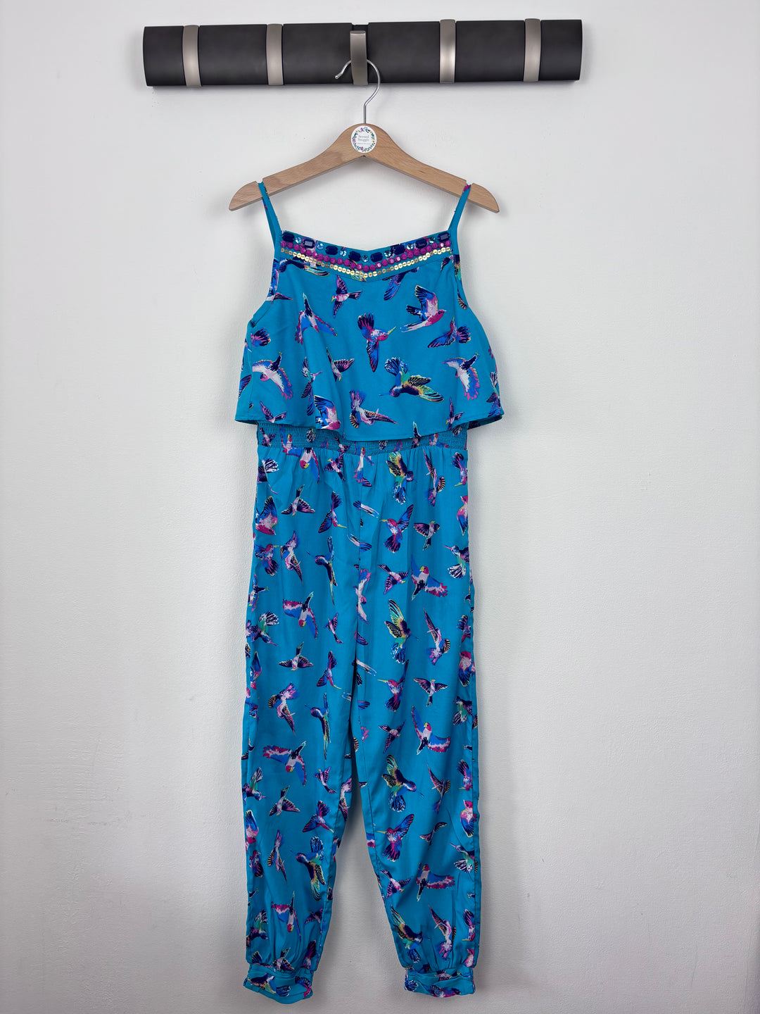 Monsoon Birds Jumpsuit 7 Years-Jump Suits-Second Snuggle Preloved