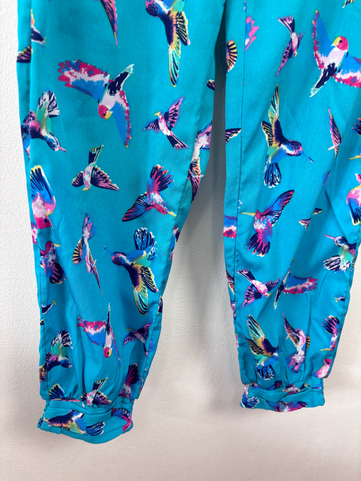 Monsoon Birds Jumpsuit 7 Years-Jump Suits-Second Snuggle Preloved