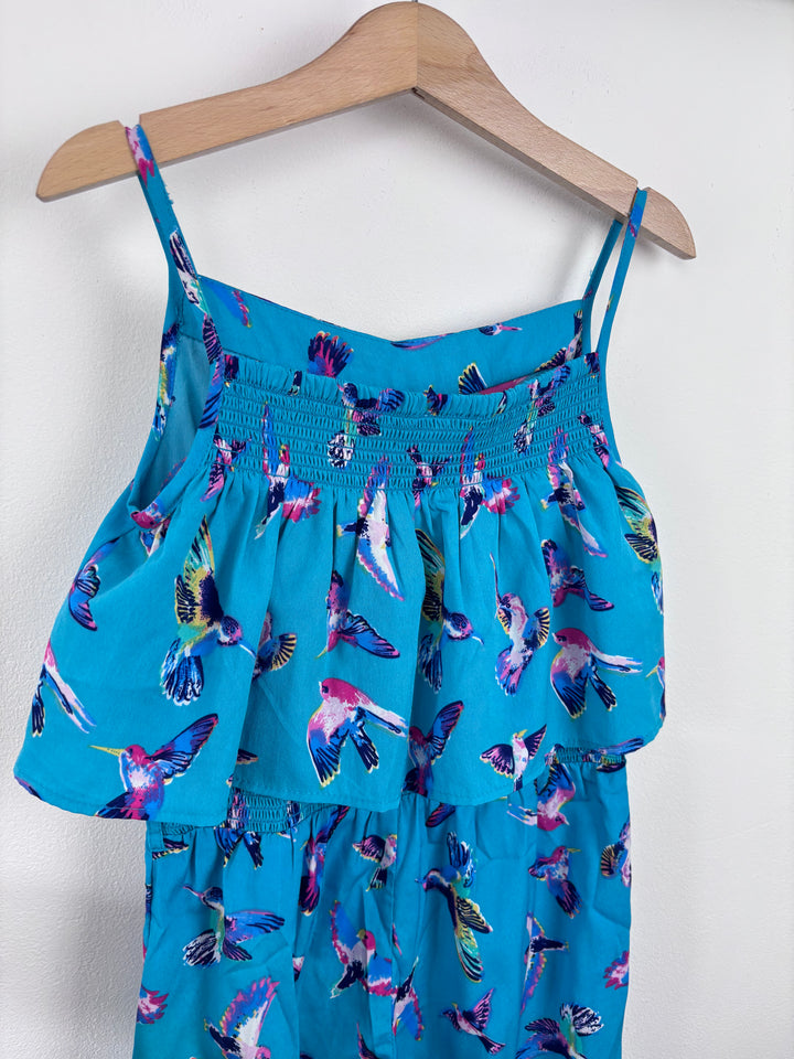 Monsoon Birds Jumpsuit 7 Years-Jump Suits-Second Snuggle Preloved