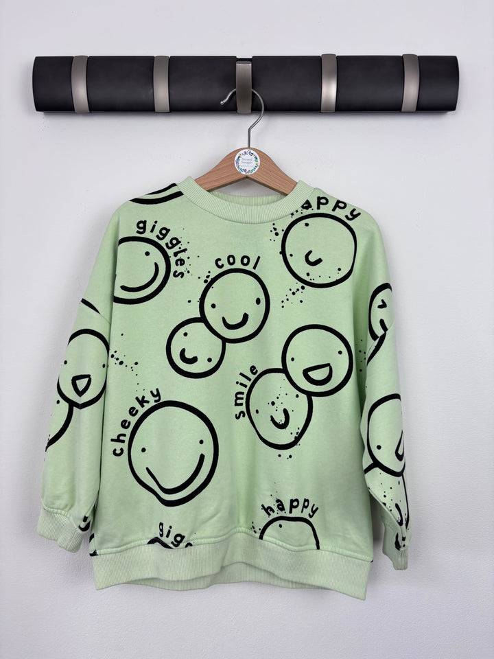 Next Smiley Faces Jumper 4-5 Years-Jumpers-Second Snuggle Preloved