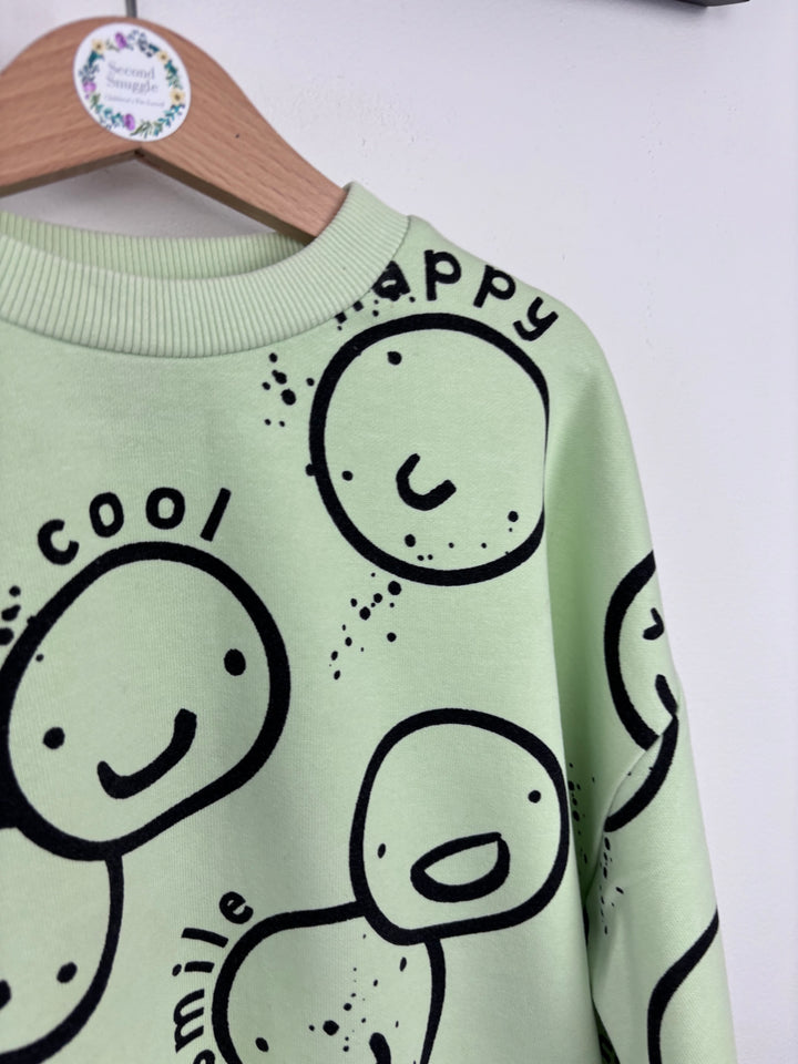 Next Smiley Faces Jumper 4-5 Years-Jumpers-Second Snuggle Preloved
