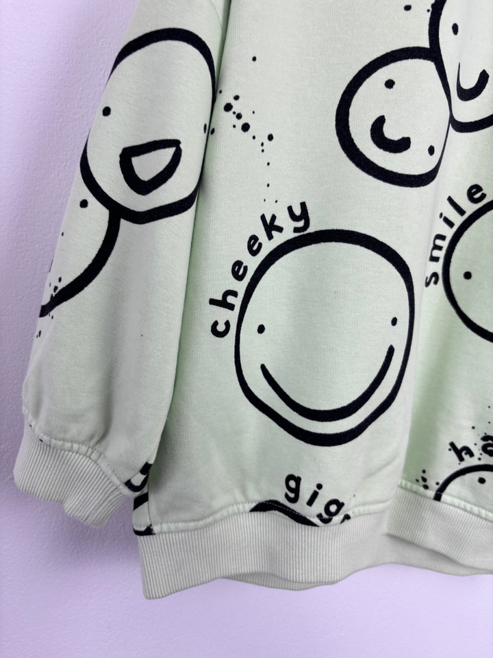 Next Smiley Faces Jumper 4-5 Years-Jumpers-Second Snuggle Preloved