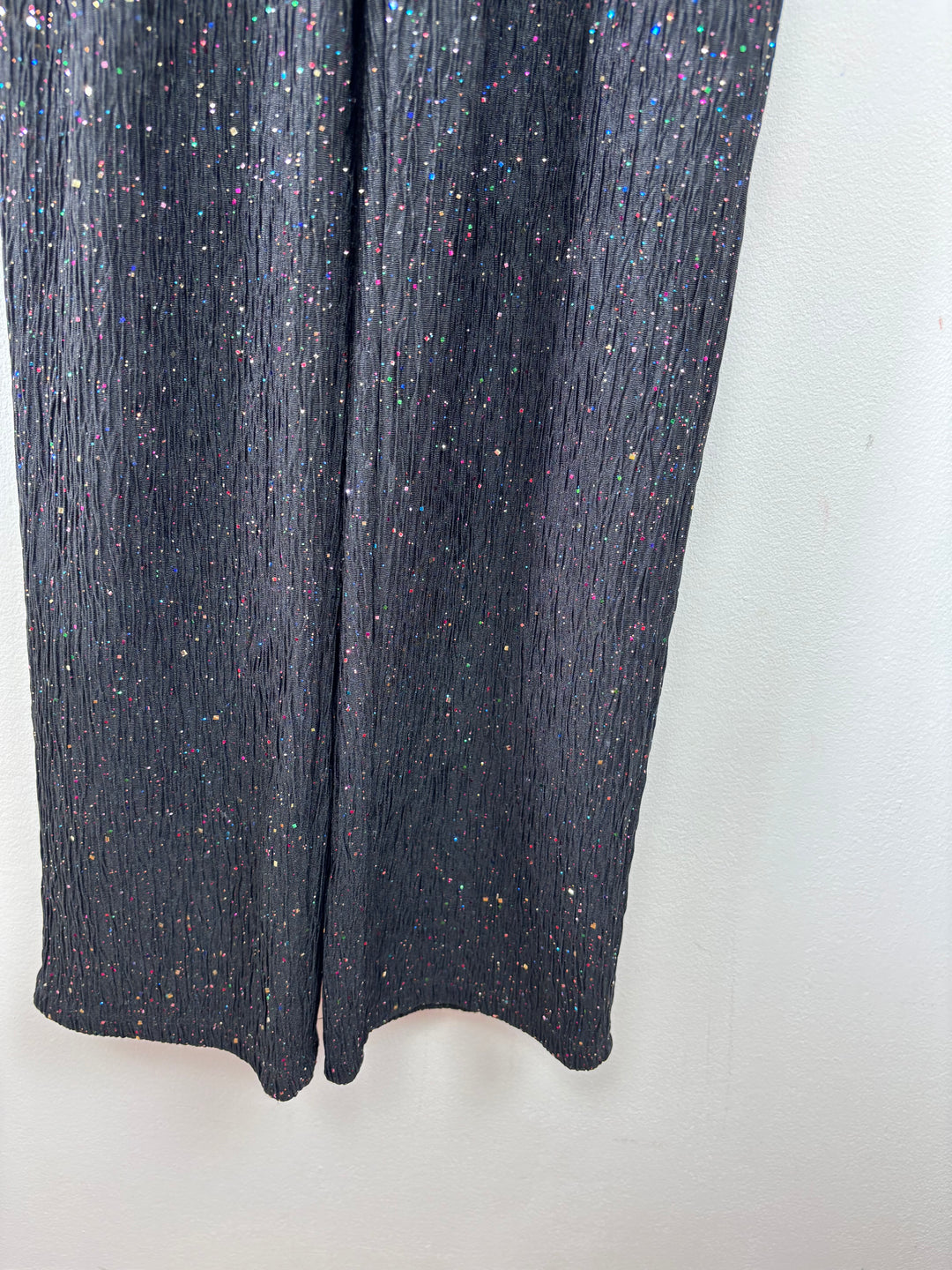 Monsoon Black Sparkle Jumpsuit 9-10 Years-Jump Suits-Second Snuggle Preloved