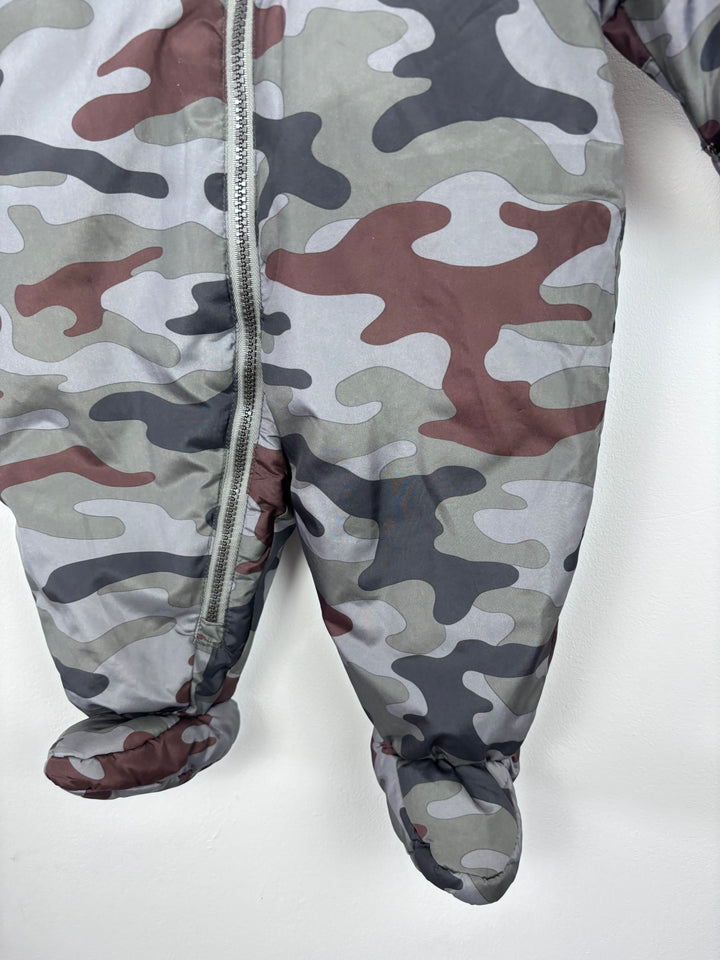 Carter’s Camo Snowsuit with Ears 6-9 Months-Snow Suits-Second Snuggle Preloved