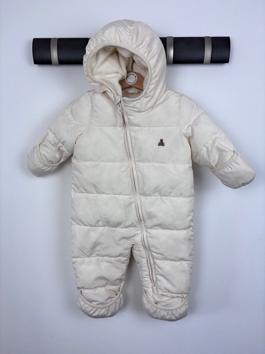 Gap Cream Snowsuit 3-6 Months-Snow Suits-Second Snuggle Preloved
