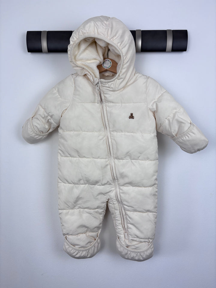 Gap Cream Snowsuit 3-6 Months-Snow Suits-Second Snuggle Preloved