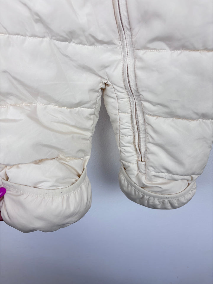 Gap Cream Snowsuit 3-6 Months-Snow Suits-Second Snuggle Preloved