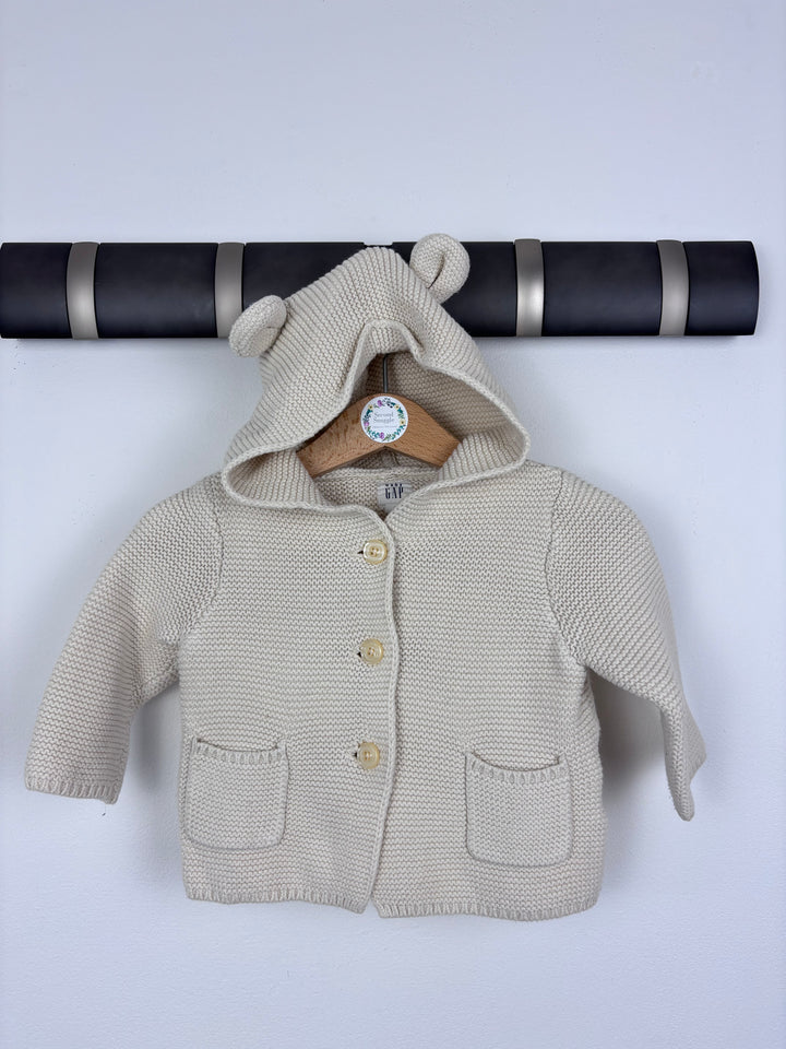Gap Bear Ear Cardigan 3–6 Months-Cardigans-Second Snuggle Preloved