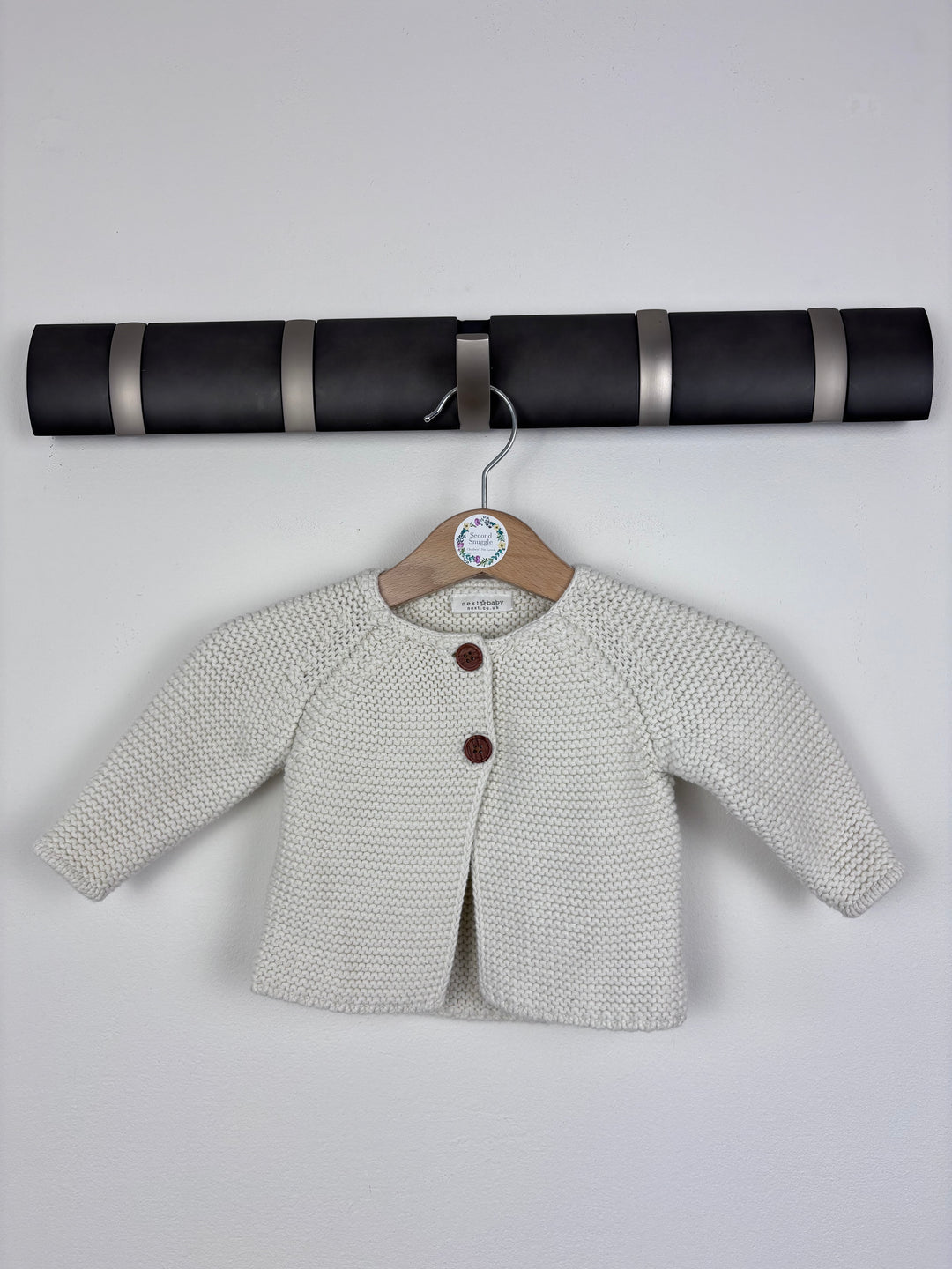 Next Cream Knit Cardigan 0–3 Months-Cardigans-Second Snuggle Preloved