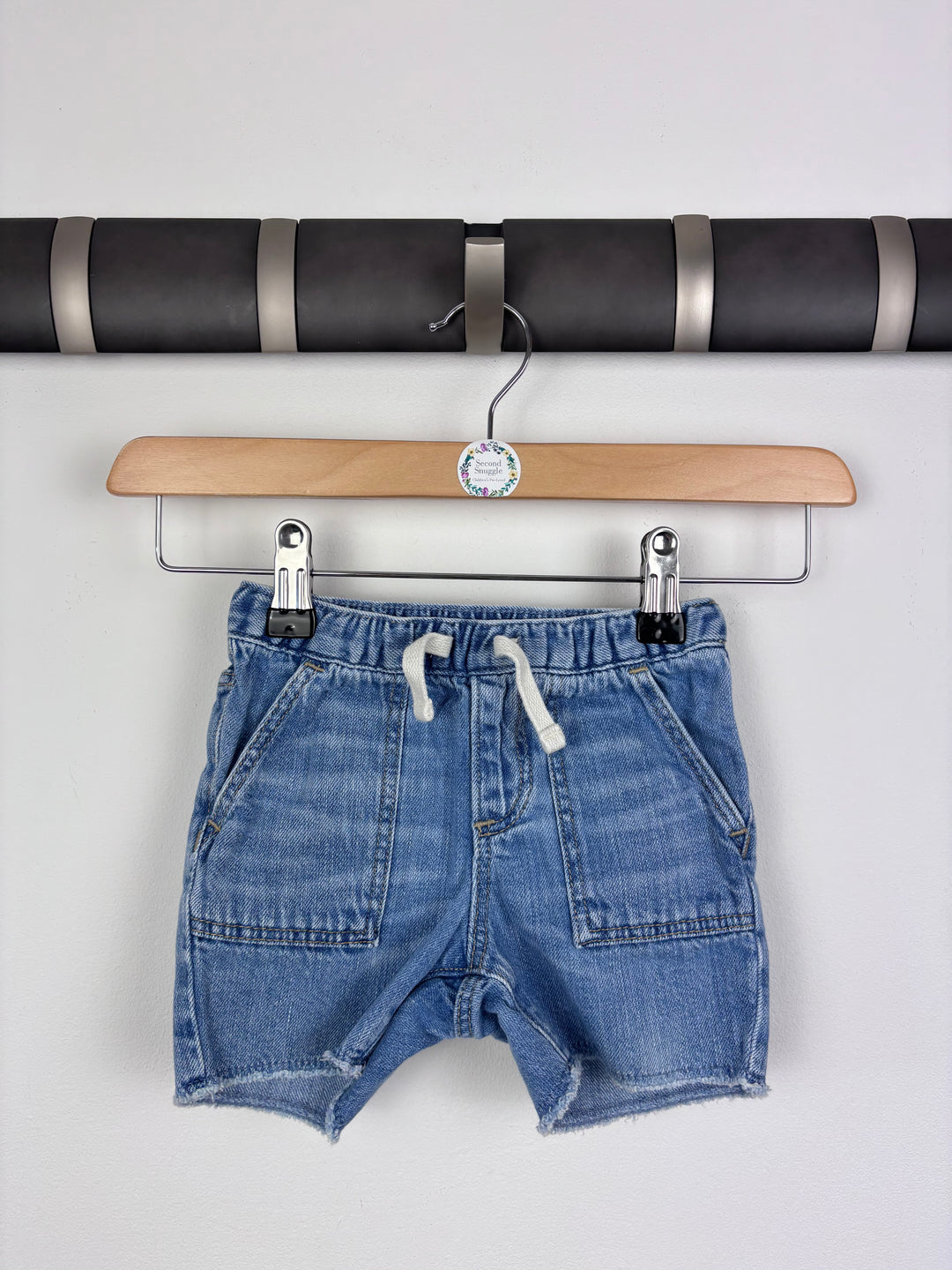 GAP Denim Shorts 12–18 Months-Shorts-Second Snuggle Preloved