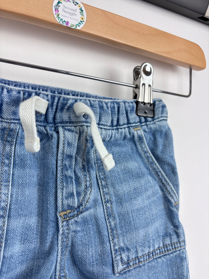 GAP Denim Shorts 12–18 Months-Shorts-Second Snuggle Preloved