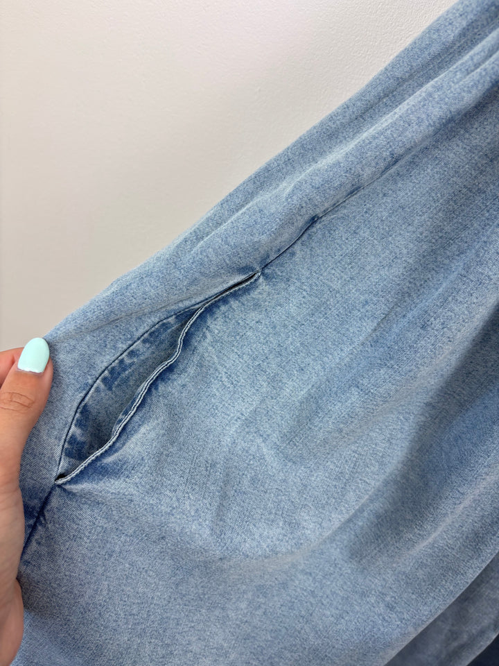 Next Denim Maxi Dress 9 Years-Dresses-Second Snuggle Preloved