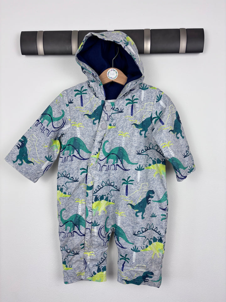 M&S Dinosaur All In One 3-6 Months-All In One-Second Snuggle Preloved