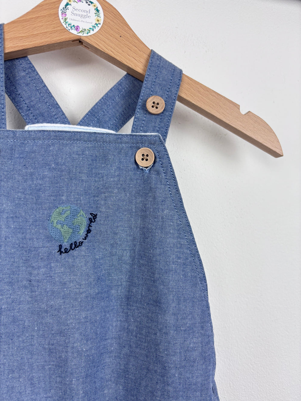 Mamas & Papas Dungarees 0–3 Months-Dungarees-Second Snuggle Preloved