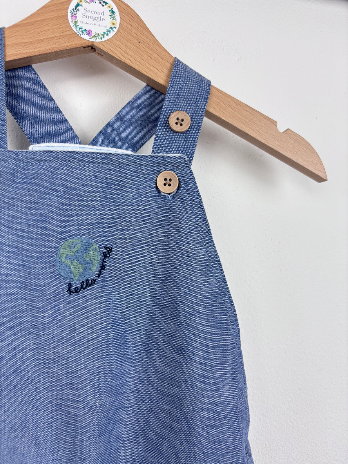 Mamas & Papas Dungarees 0–3 Months-Dungarees-Second Snuggle Preloved